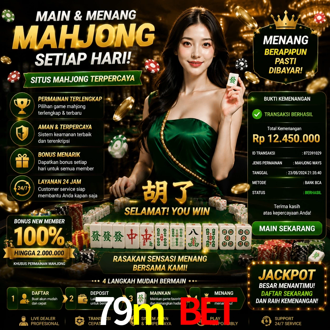 Ganhar e sacar na 79m bet